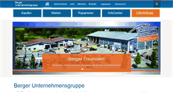 Desktop Screenshot of berger-unternehmensgruppe.de